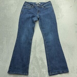 Levi's Jeans Womens 8 Blue 515 Boot Cut Mid Rise Stretch Denim Flap Pocket